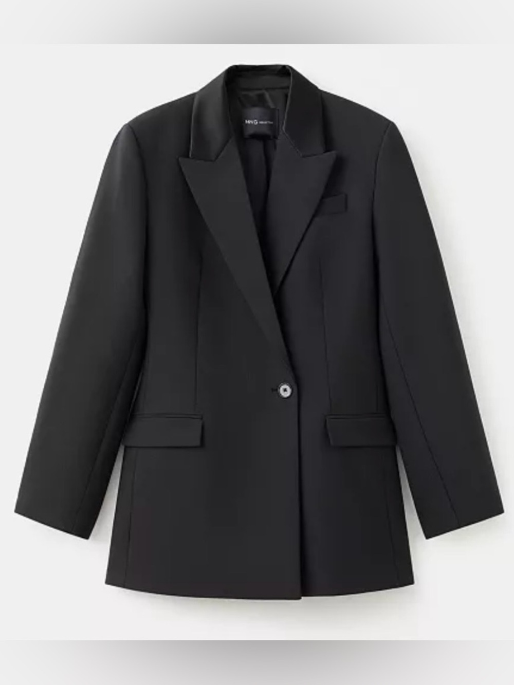 Mango x Kaia Gerber Wool Blend Blazer Dress